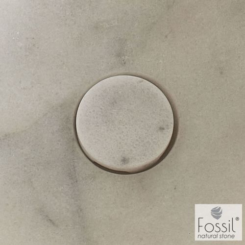 ΤΑΠΑ - ΚΑΛΥΜΜΑ ΒΑΛΒΙΔΑΣ ΝΙΠΤΗΡΑ  FOSILL Natural Marble Carrara Nuovo