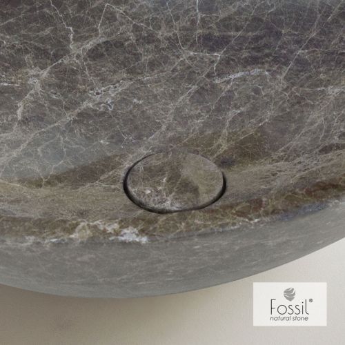 ΤΑΠΑ - ΚΑΛΥΜΜΑ ΒΑΛΒΙΔΑΣ ΝΙΠΤΗΡΑ  FOSILL Natural Marble Emperador Dark