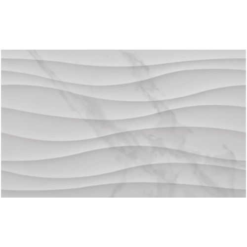 ΠΛΑΚΑΚΙ ΤΟΙΧΟΥ KARAG NAIROBI Waves Blanco 33,5 x 55 cm